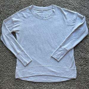 Athleta Coaster Luxe Sweatshirt Heather Gray